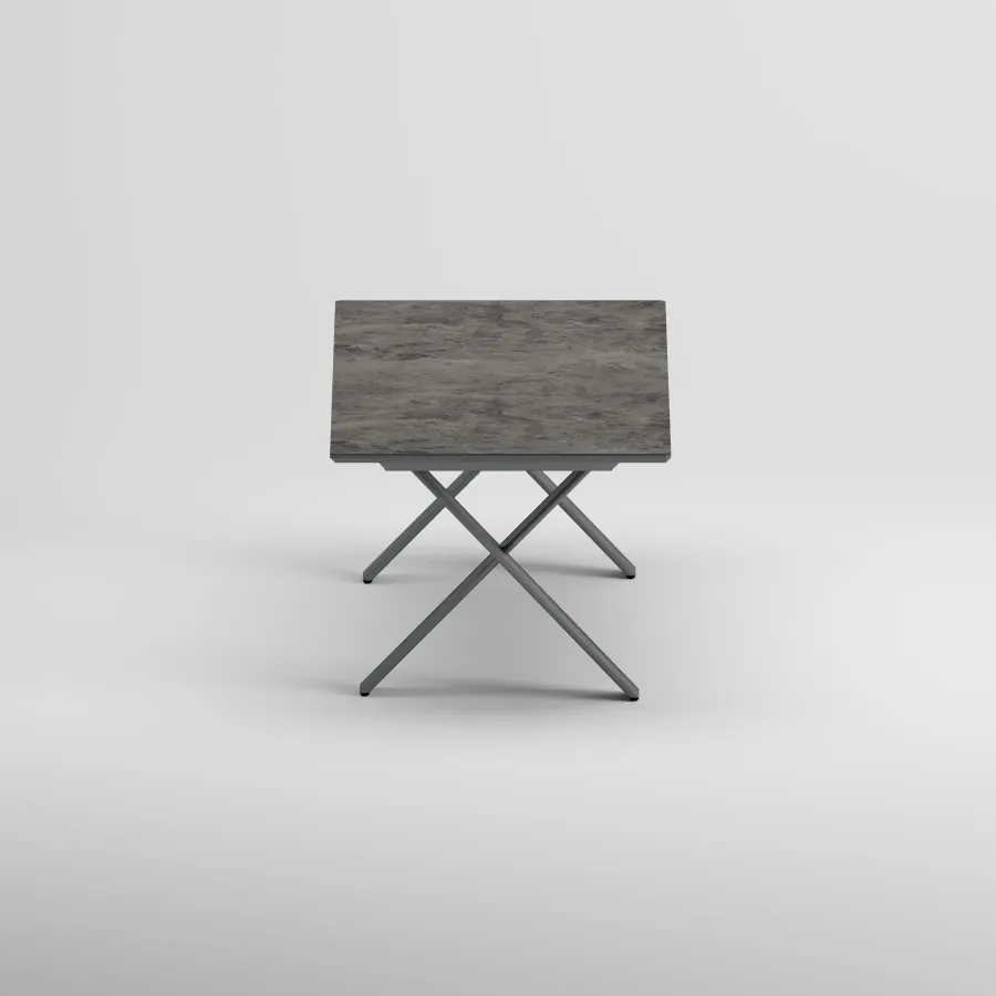SYLVA 8 Seater Extendable Table | Anthracite