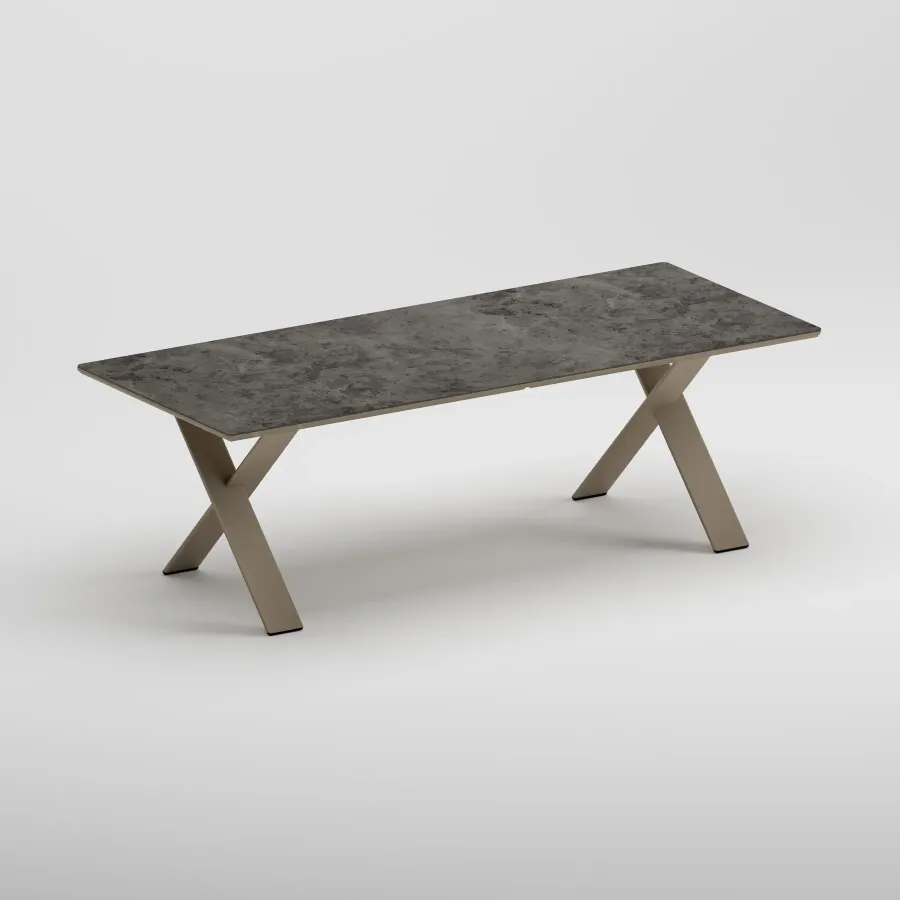 SYLVA 8 Seater Extendable Table | Taupe