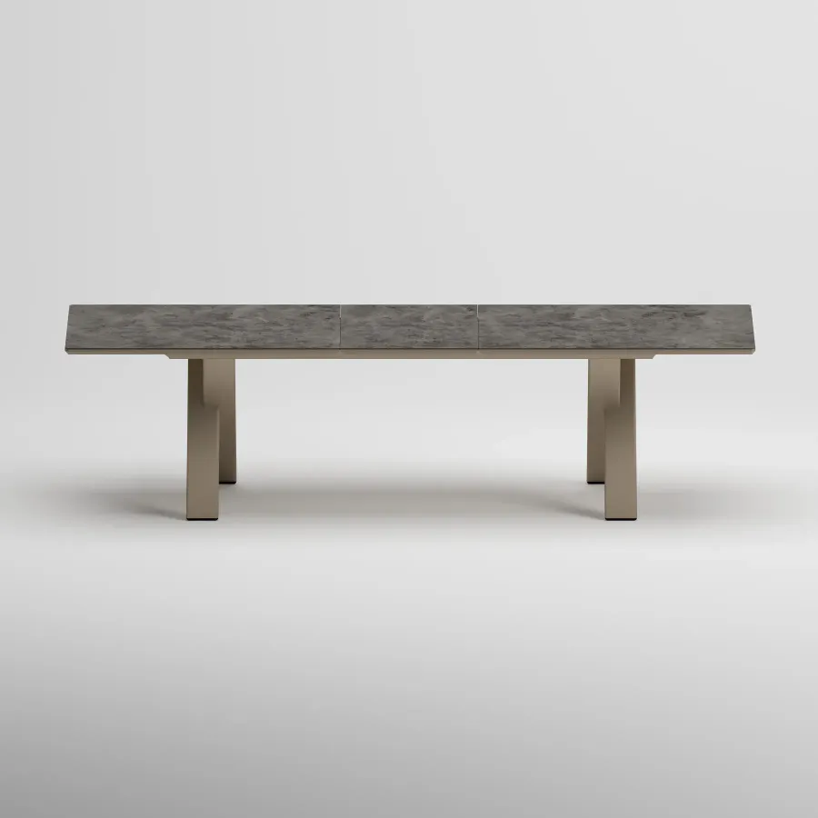 SYLVA 8 Seater Extendable Table | Taupe