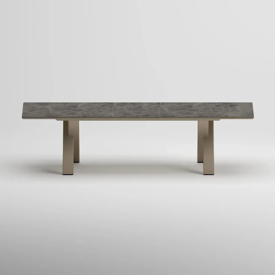 SYLVA 8 Seater Extendable Table | Taupe