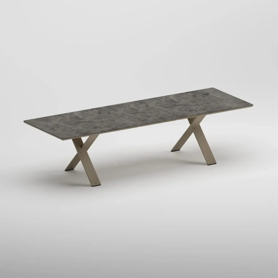 SYLVA 8 Seater Extendable Table | Taupe