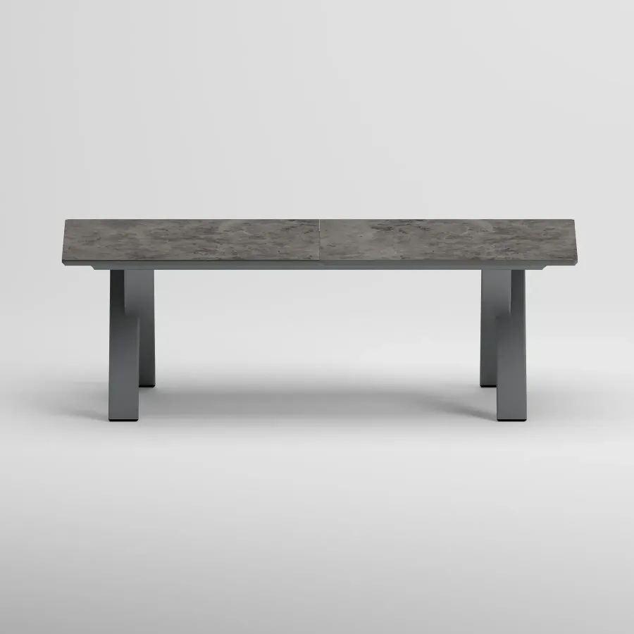 SYLVA 8 Seater Extendable Table | Anthracite