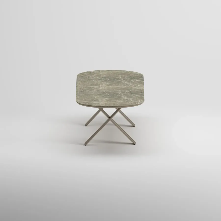 SYLVA Oval Extendable Table | Taupe