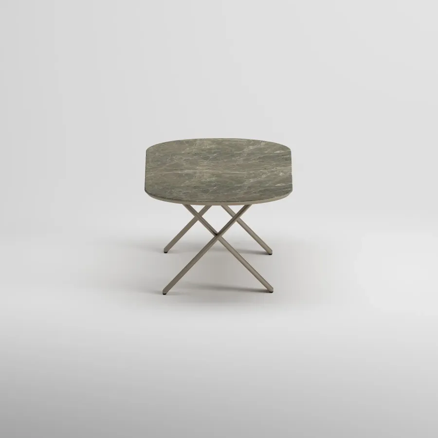 SYLVA Oval Extendable Table | Taupe