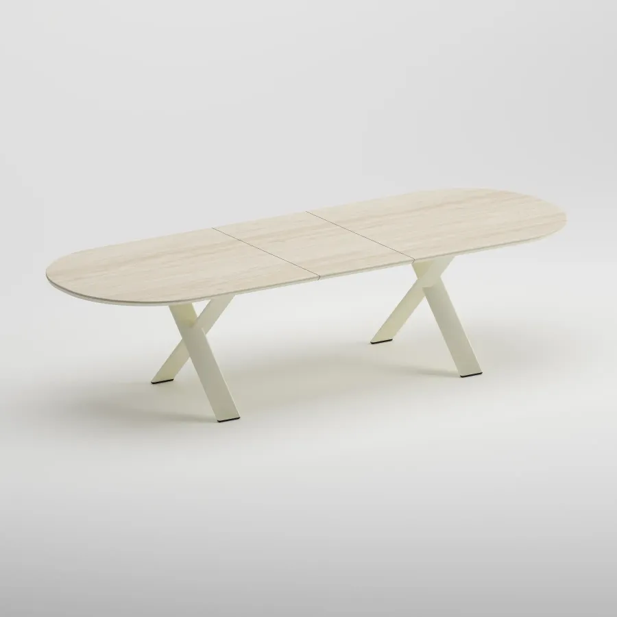 SYLVA Oval Extendable Table | Frozen