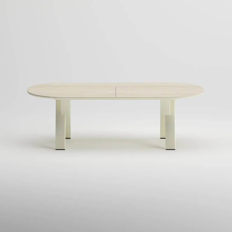 SYLVA Oval Extendable Table | Frozen