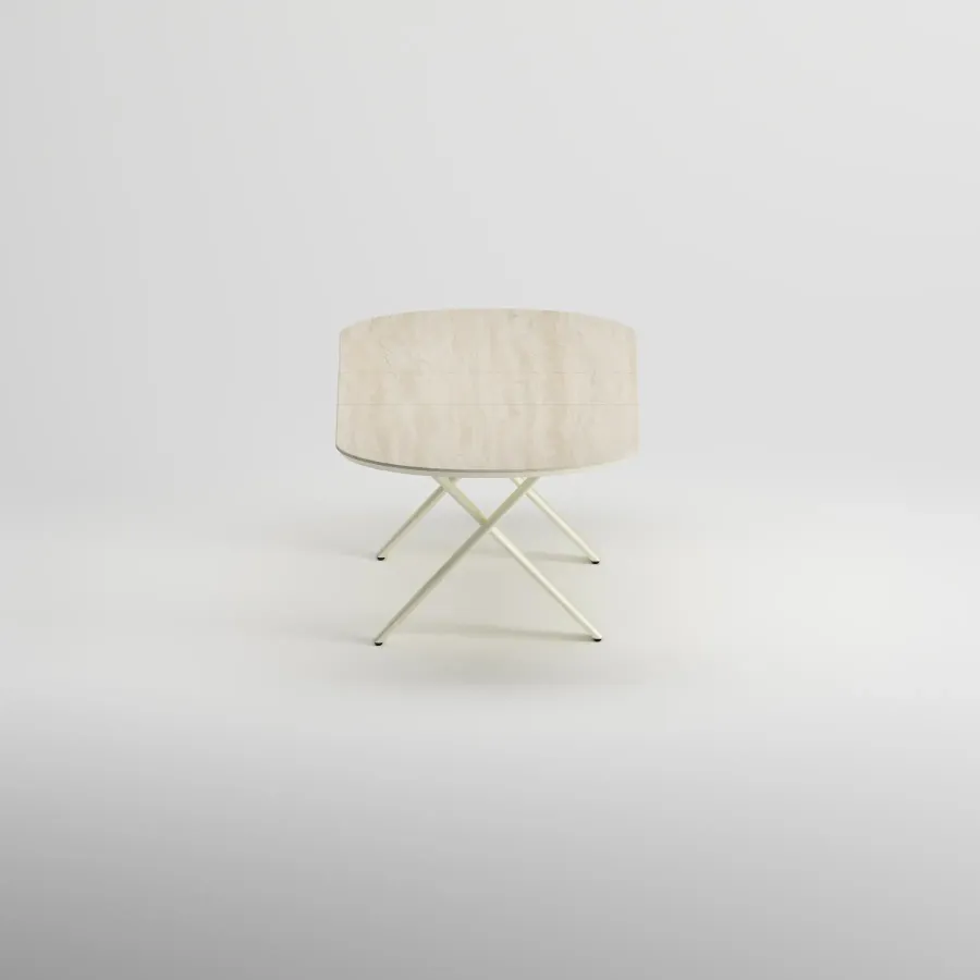 SYLVA Oval Extendable Table | Frozen