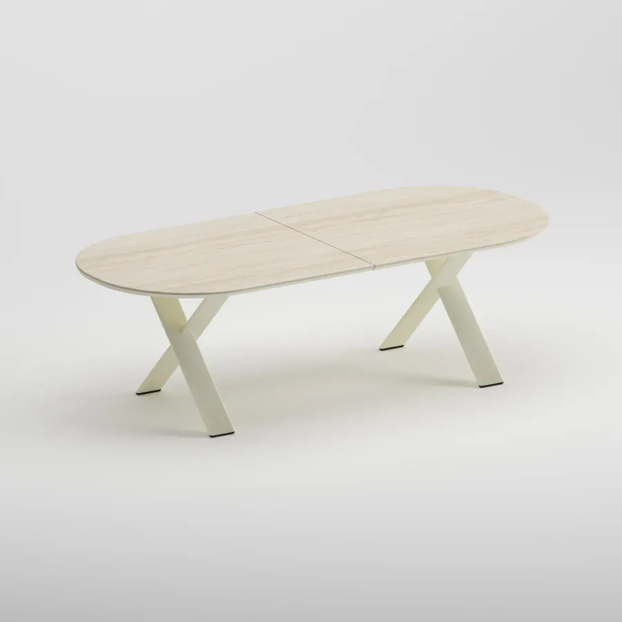 SYLVA Oval Extendable Table | Frozen