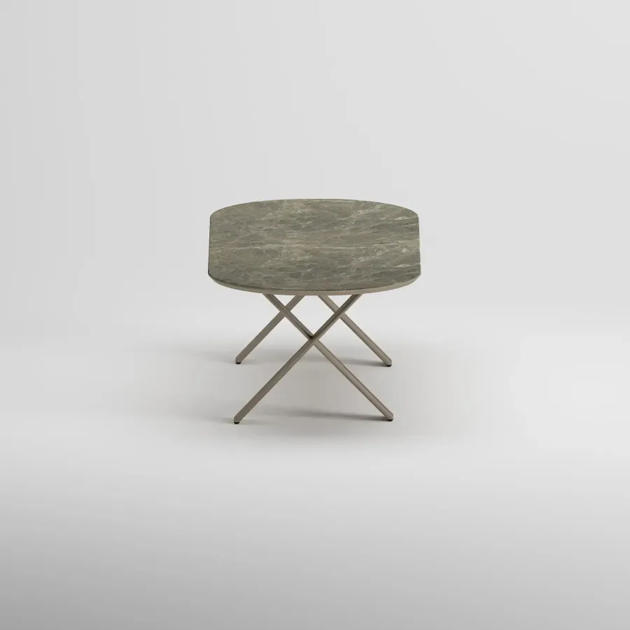 SYLVA Oval Extendable Table | Taupe