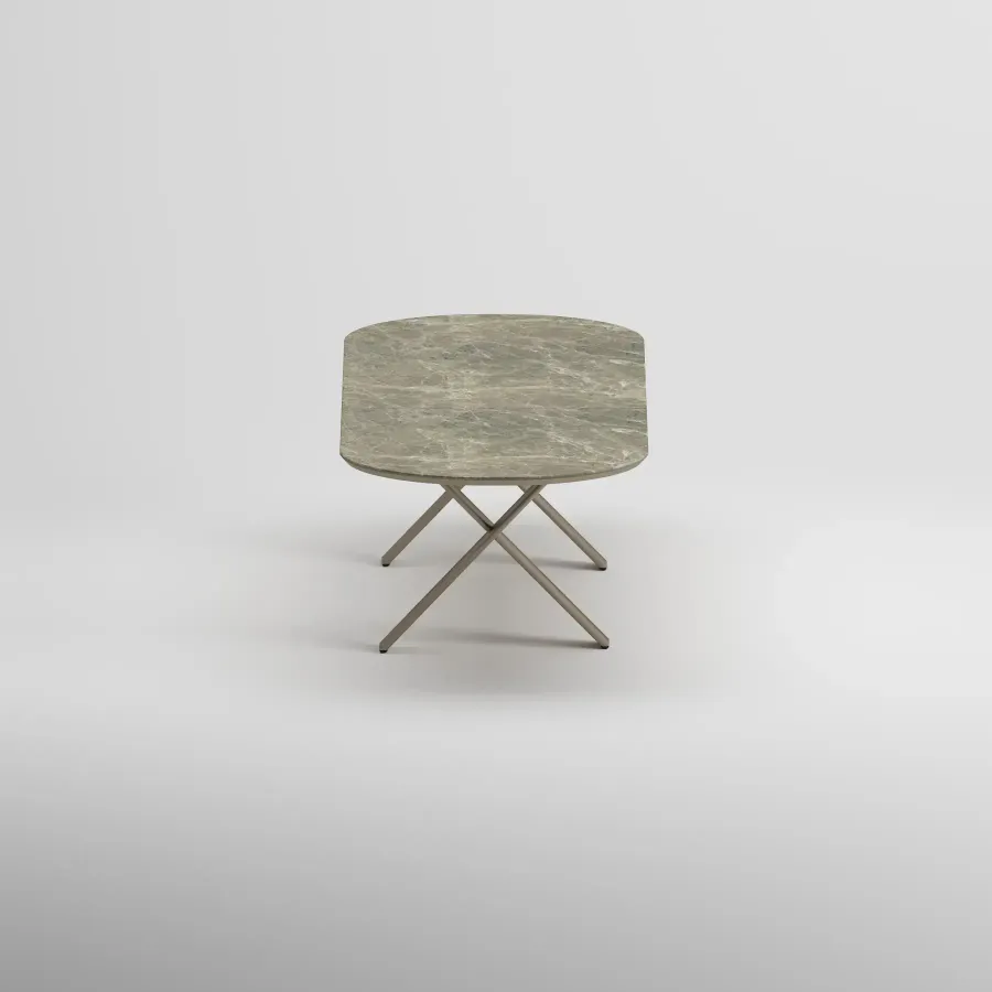 SYLVA Oval Extendable Table | Taupe