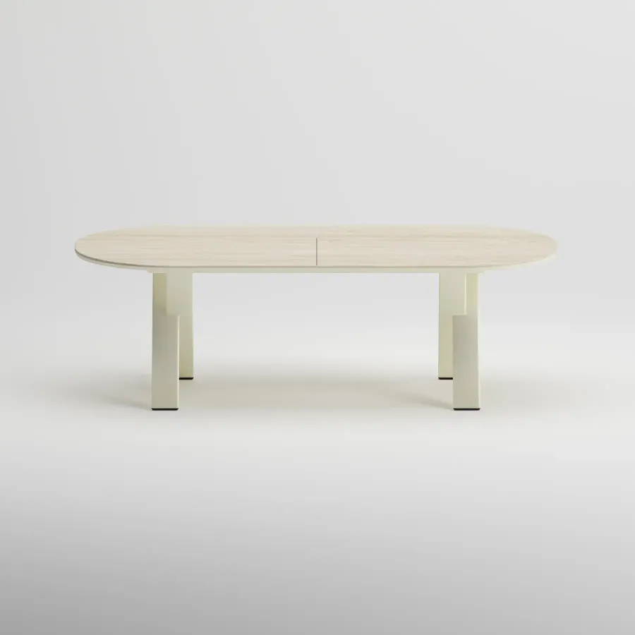 SYLVA Oval Extendable Table | Frozen