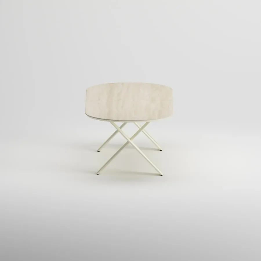 SYLVA Oval Extendable Table | Frozen