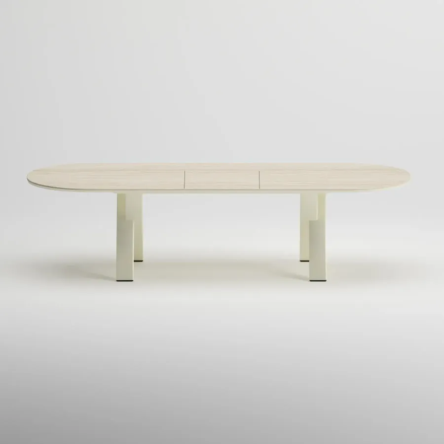 SYLVA Oval Extendable Table | Frozen