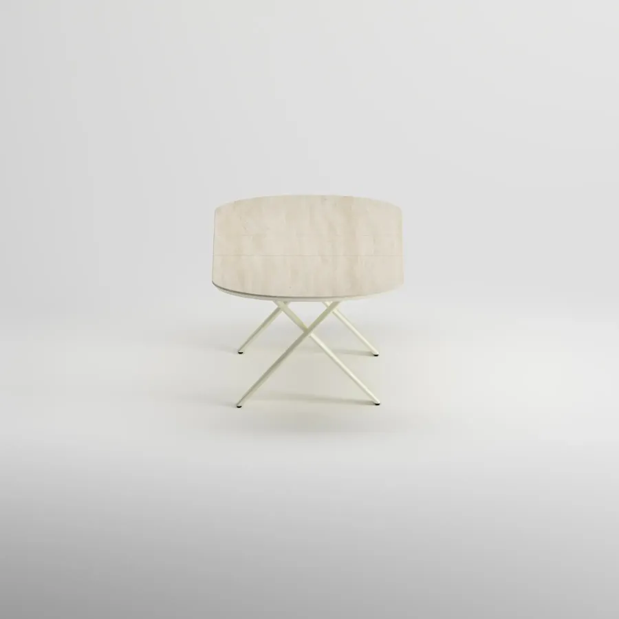 SYLVA Oval Extendable Table | Frozen