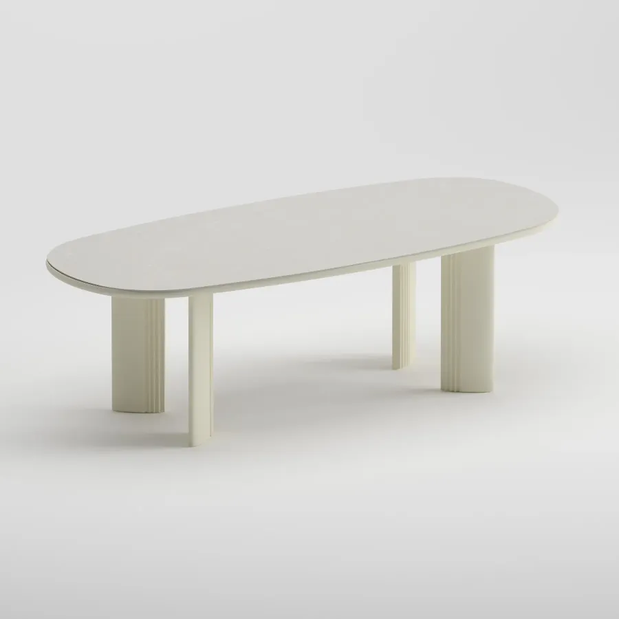 TIDE Table & SKY Armchair Dining Set | Frozen