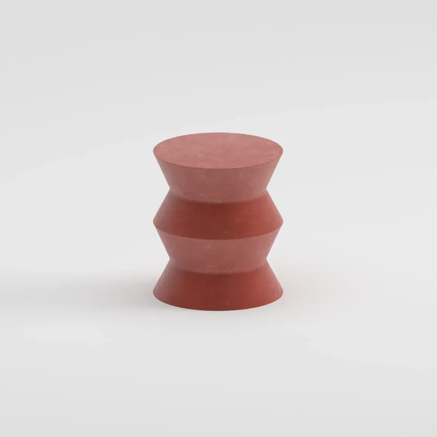 TRIO Side Table | Terracotta