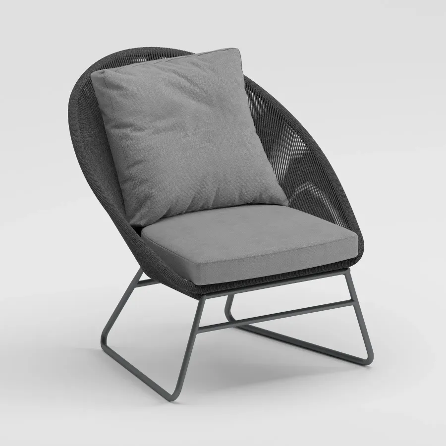 TUKA Living Chair | Anthracite