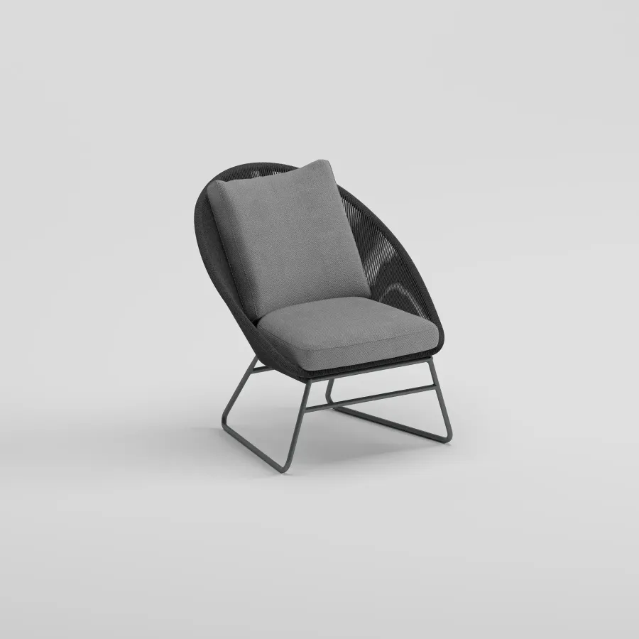 TUKA Living Chair | Anthracite