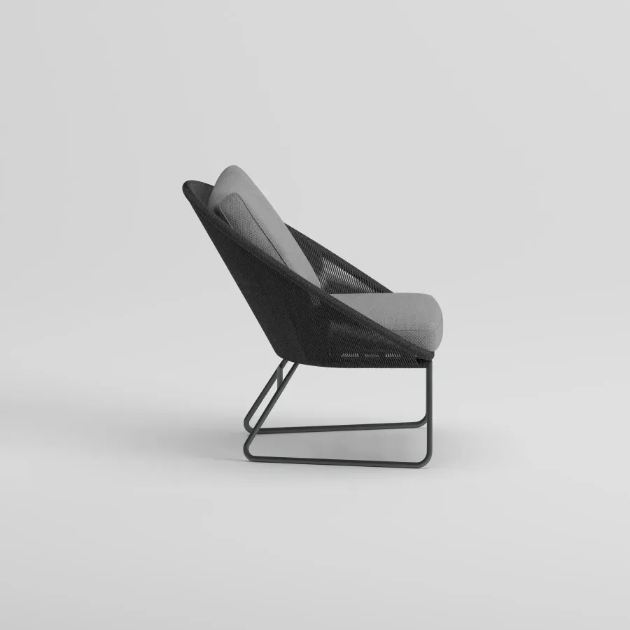 TUKA Living Chair | Anthracite