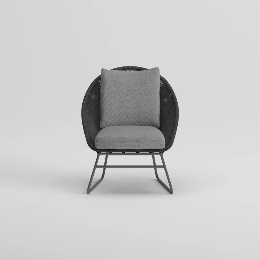 TUKA Living Chair | Anthracite