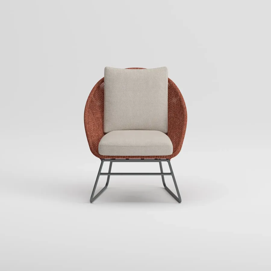 TUKA Living Chair | Terracotta