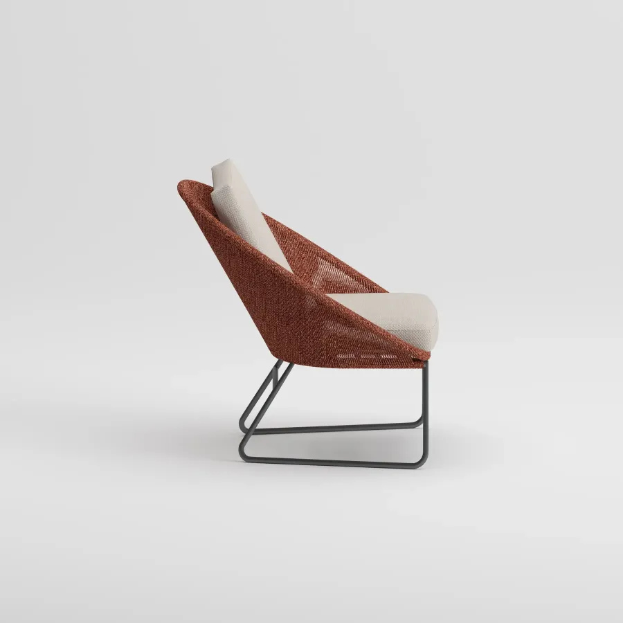 TUKA Living Chair | Terracotta