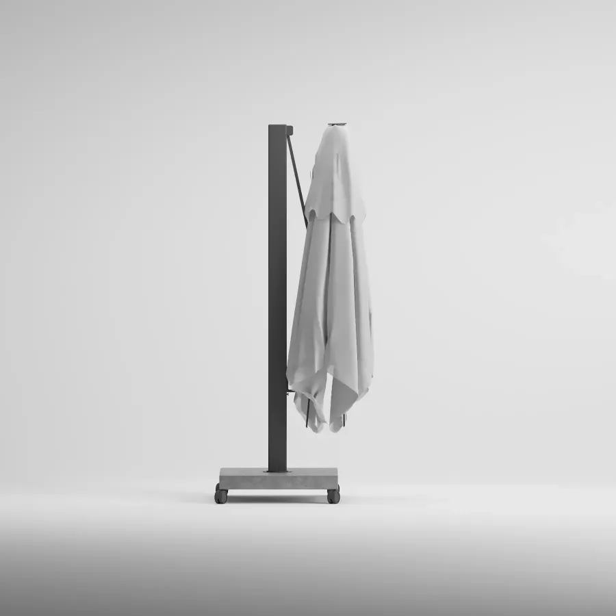 WHISPER 300cm X 300cm Umbrella | Anthracite