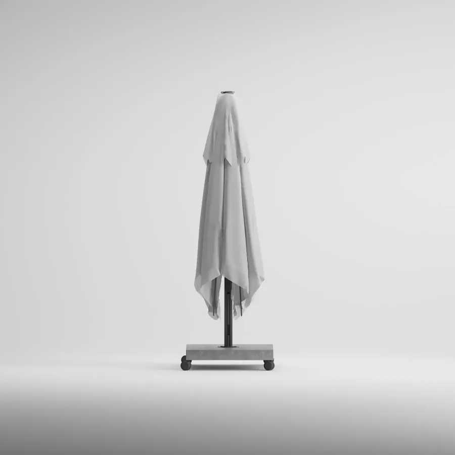 WHISPER 300cm X 300cm Umbrella | Anthracite