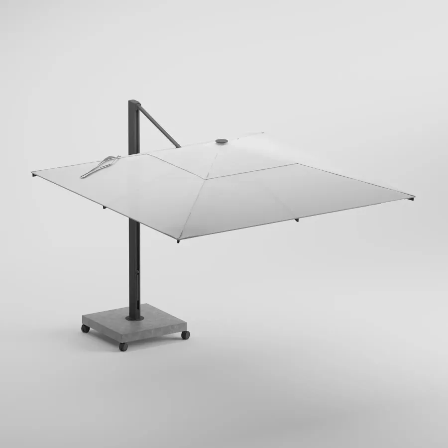 WHISPER 300cm X 300cm Umbrella | Anthracite