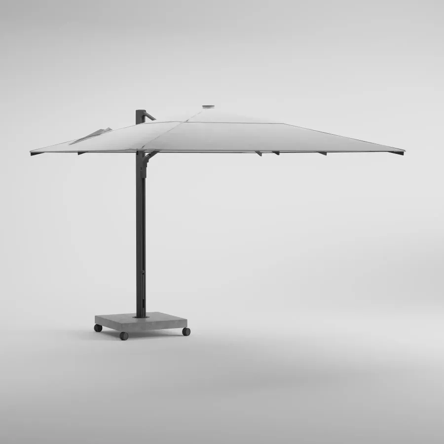WHISPER 300cm X 300cm Umbrella | Anthracite