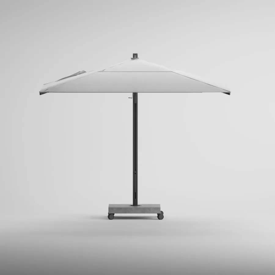 WHISPER 300cm X 300cm Umbrella | Anthracite