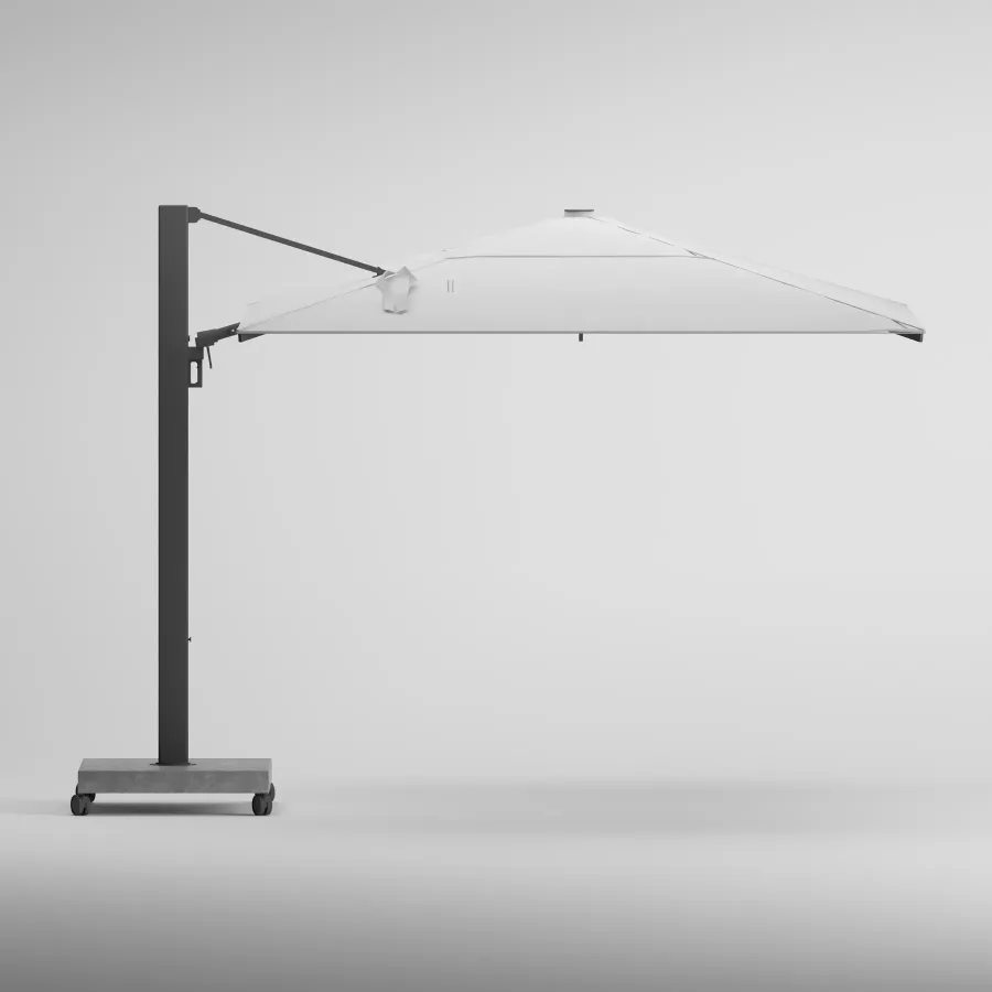 WHISPER 300cm X 300cm Umbrella | Anthracite