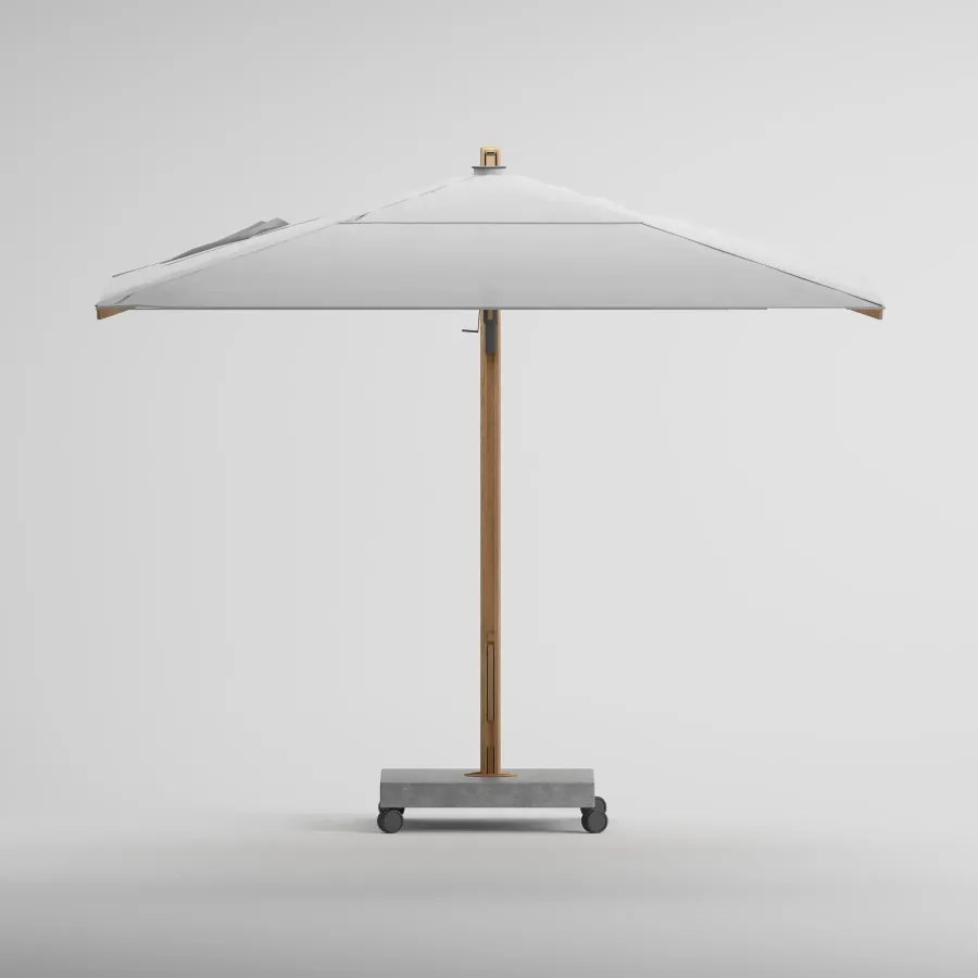 WHISPER Teak 300cm X 300cm Umbrella | Teak