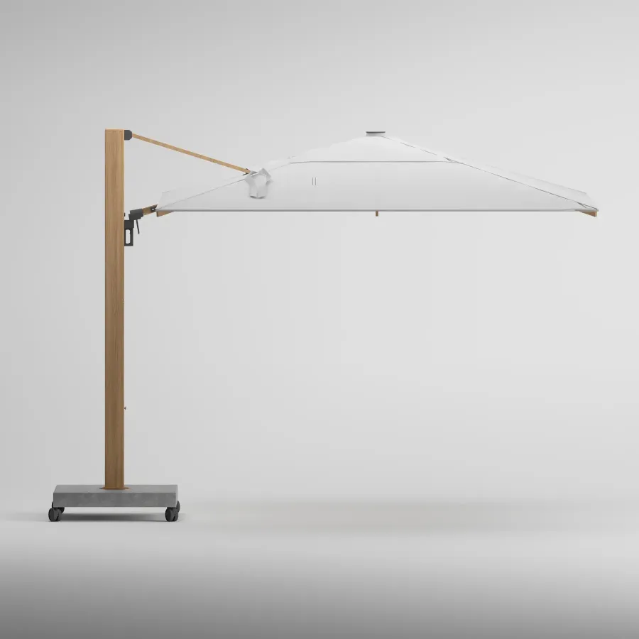 WHISPER Teak 300cm X 300cm Umbrella | Teak