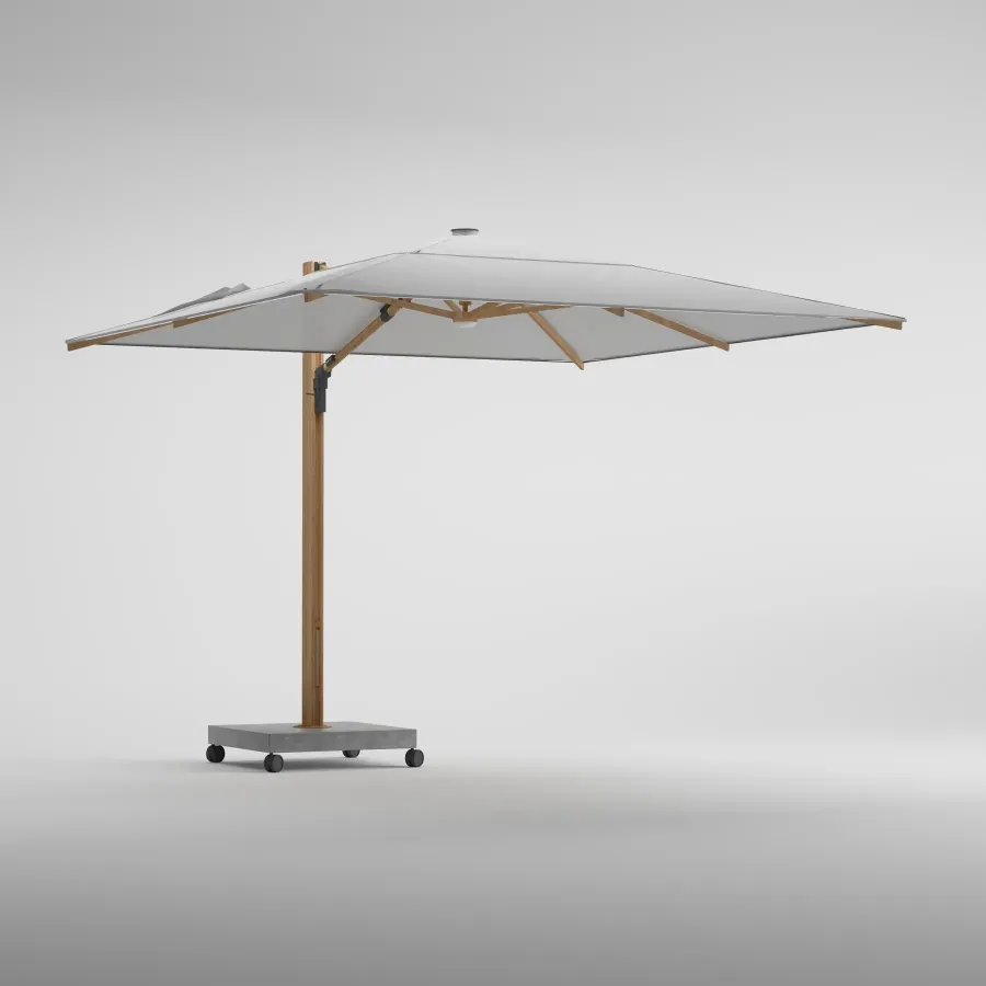 WHISPER Teak 300cm X 300cm Umbrella | Teak