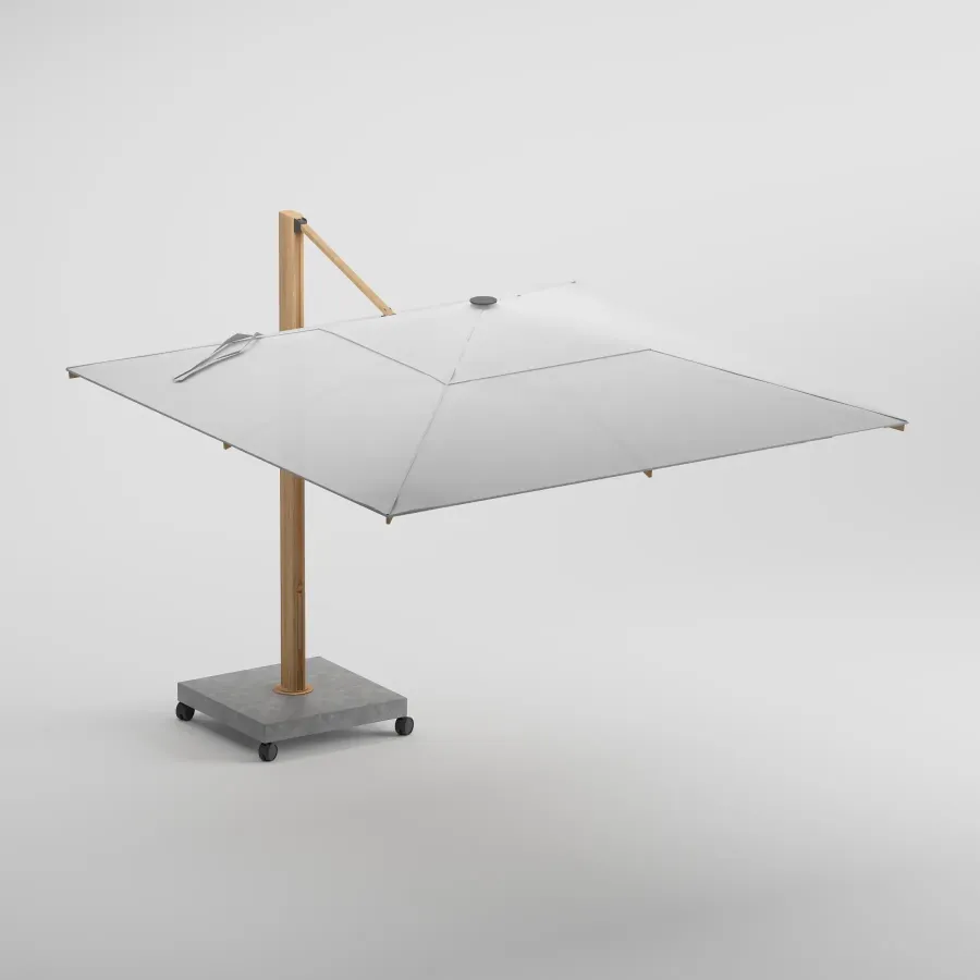 WHISPER Teak 300cm X 300cm Umbrella | Teak