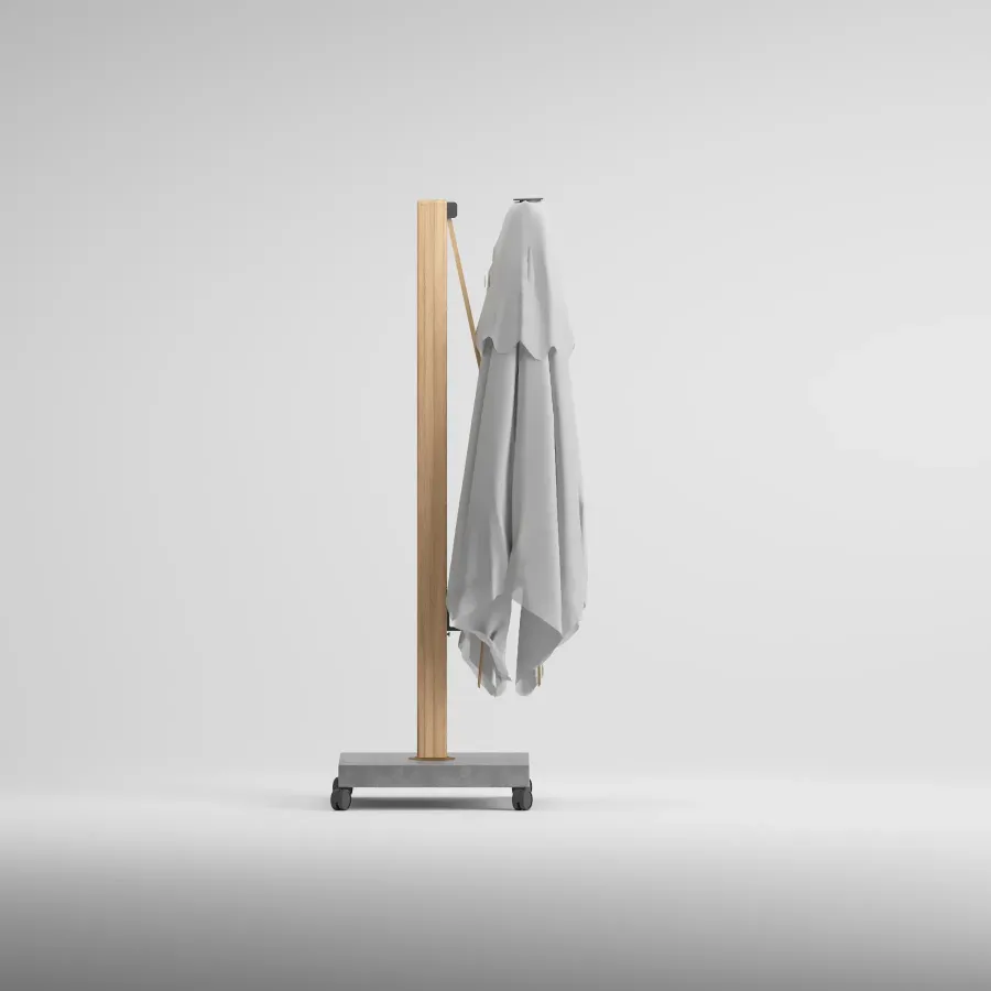 WHISPER Teak 300cm X 300cm Umbrella | Teak