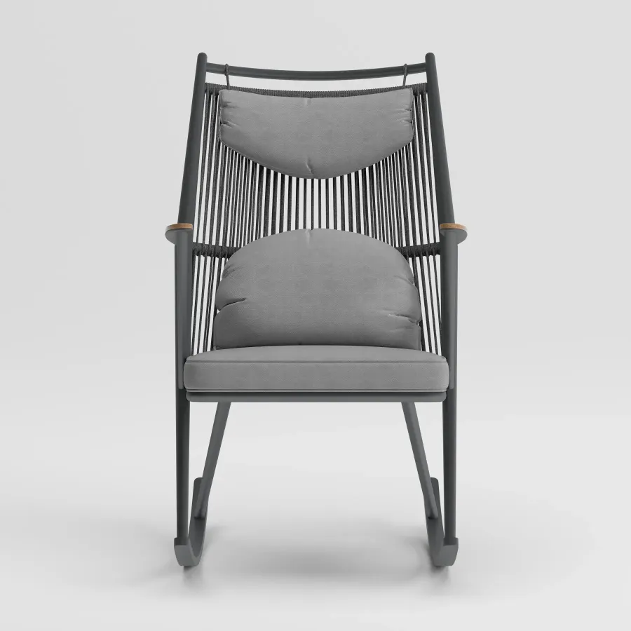 Y TYPE Rocking Chair | Anthracite