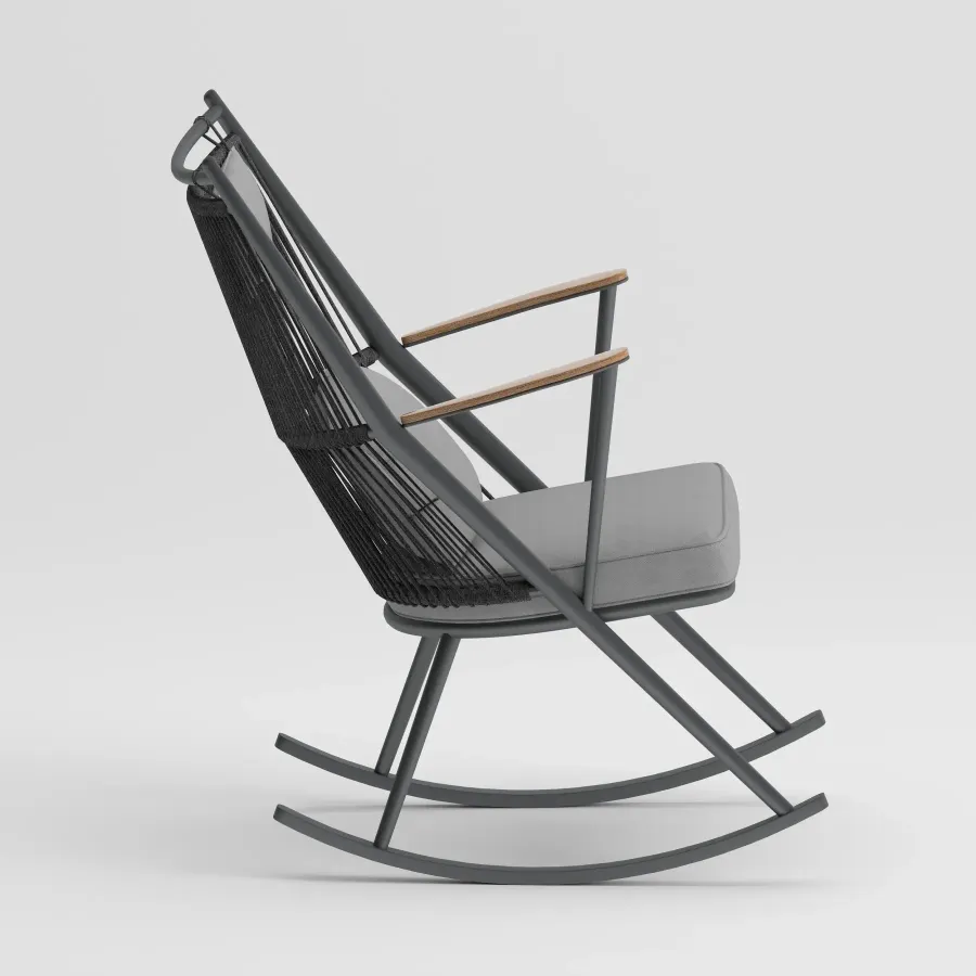 Y TYPE Rocking Chair | Anthracite
