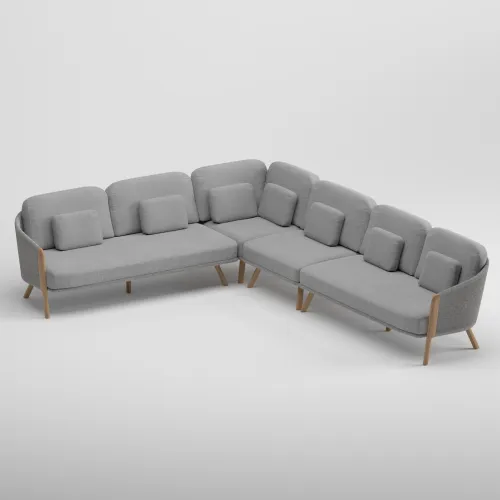 Slab Corner Seating Group