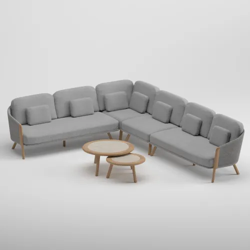 Slab Corner Seating Group