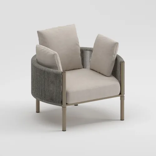 GINA Living Chair | Taupe