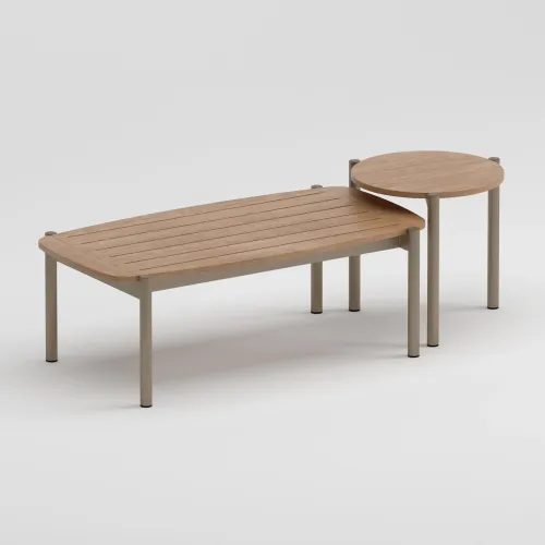 GINA Coffee Table Set | Taupe