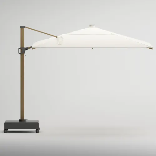 Solivo Teak Umbrella