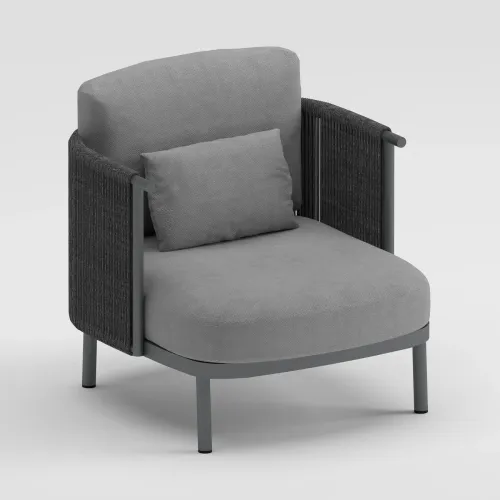 CORA Living Chair | Anthracite