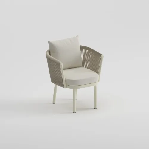 CORA Table & CORA Armchair Dining Set | Frozen