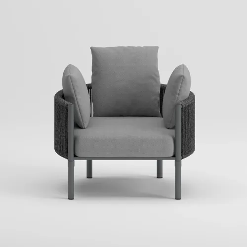 GINA Living Chair | Anthracite