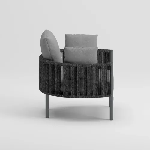 GINA Living Chair | Anthracite