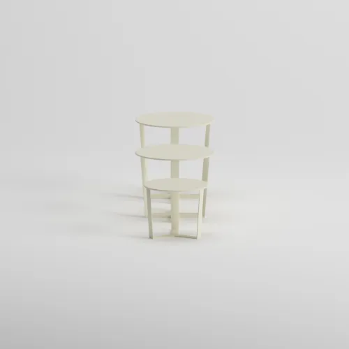 NARDO Side Table Set | Frozen