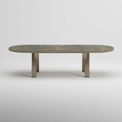 SYLVA Oval Extendable Table | Taupe